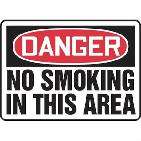 Accuform OSHA DANGER SAFETY SIGN NO SMOKING MSMK001XL MSMK001XL